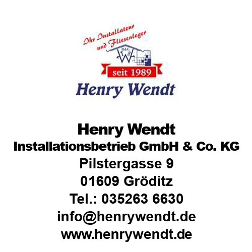 Henry Wendt Installationsbetrieb Gröditz